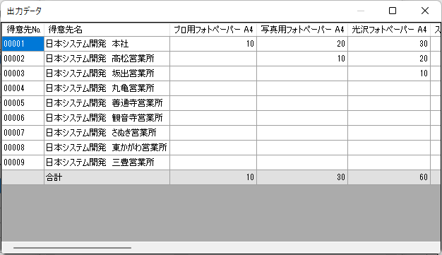 ピッキング表4